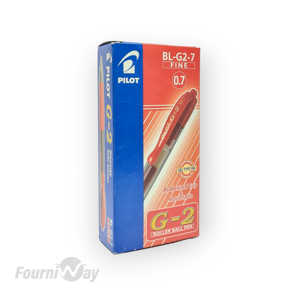 Stylo Pilot G2 Roller encre gel 0.7mm ROUGE