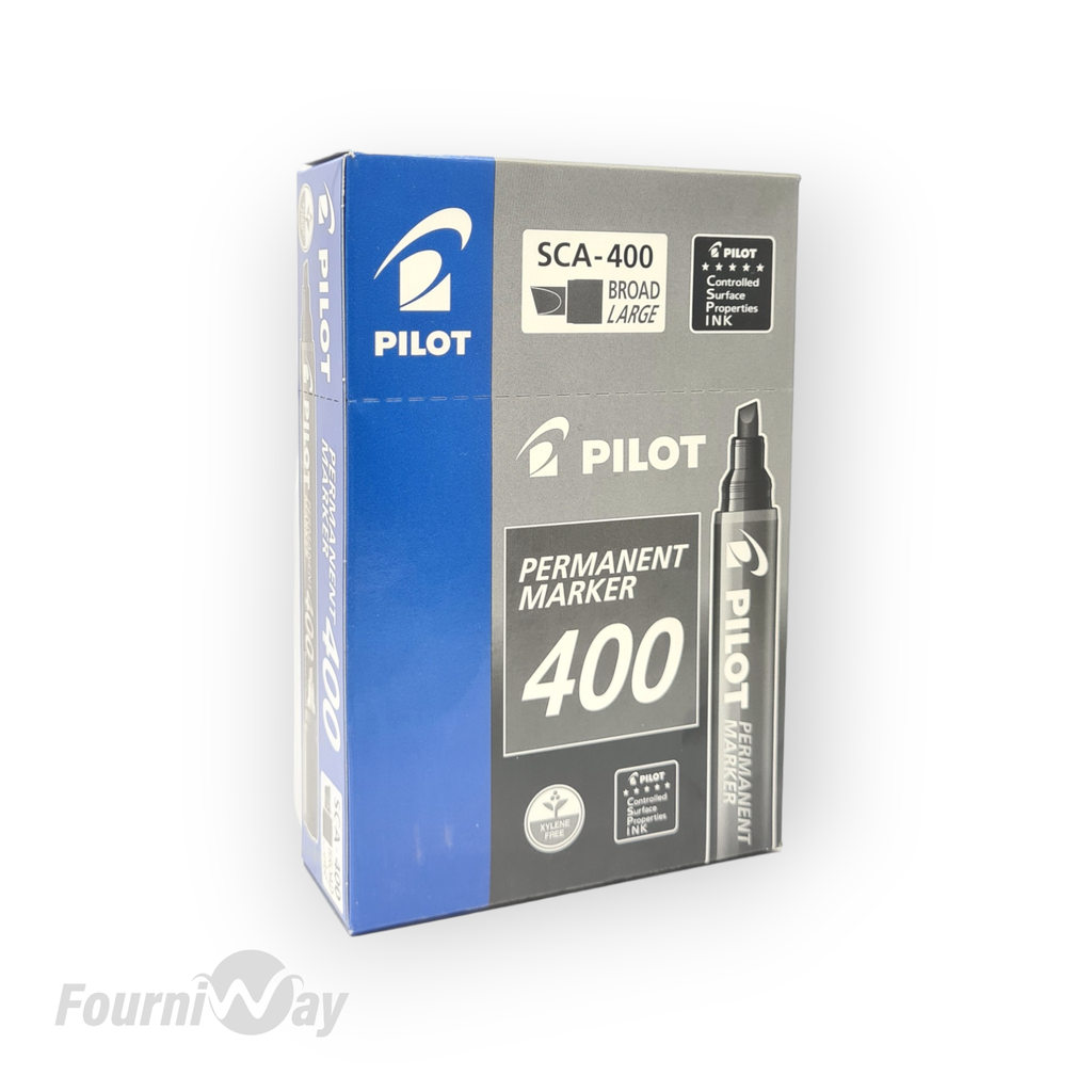Marqueur Permanent PILOT 400 biseautée NOIR