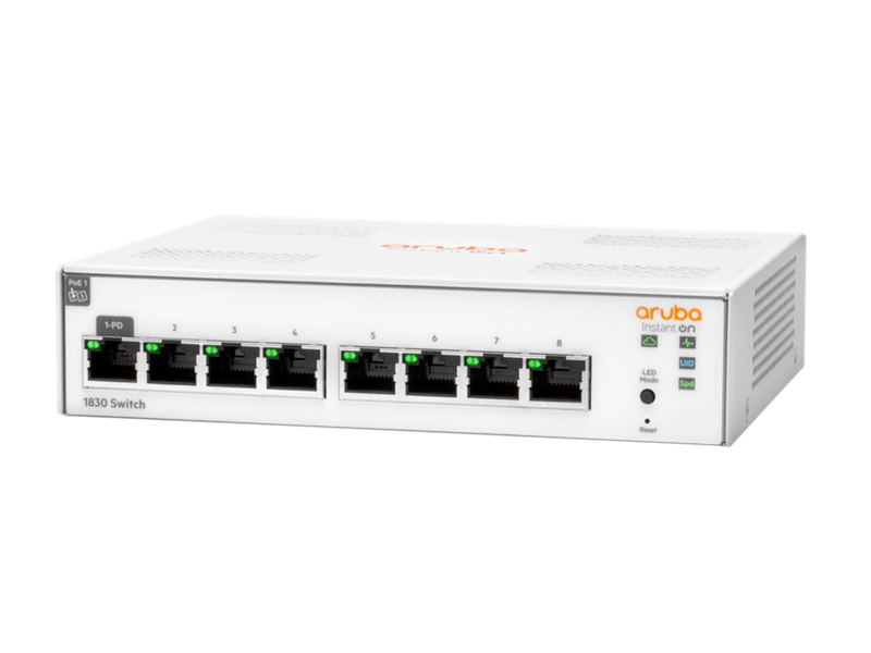 Switch Commutateur Aruba Instant On 1830 Smart 8G