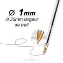 Boite 50 Stylo Bic Cristal Original NOIR