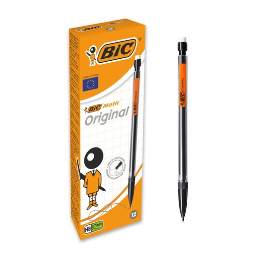 BIC Matic Original Porte-Mines 0,7 mm HB, Boîte de 12