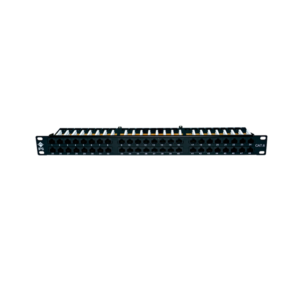 Panneau de Brassage 24 Ports Modulaire Catégorie 6 UTP Vide