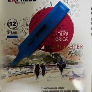 Boite 12 Surligneur XO-8775 Bleu Express