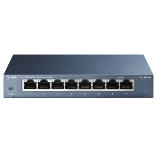 Switch de bureau Tplink 8 ports Gigabit - Boîtier métal