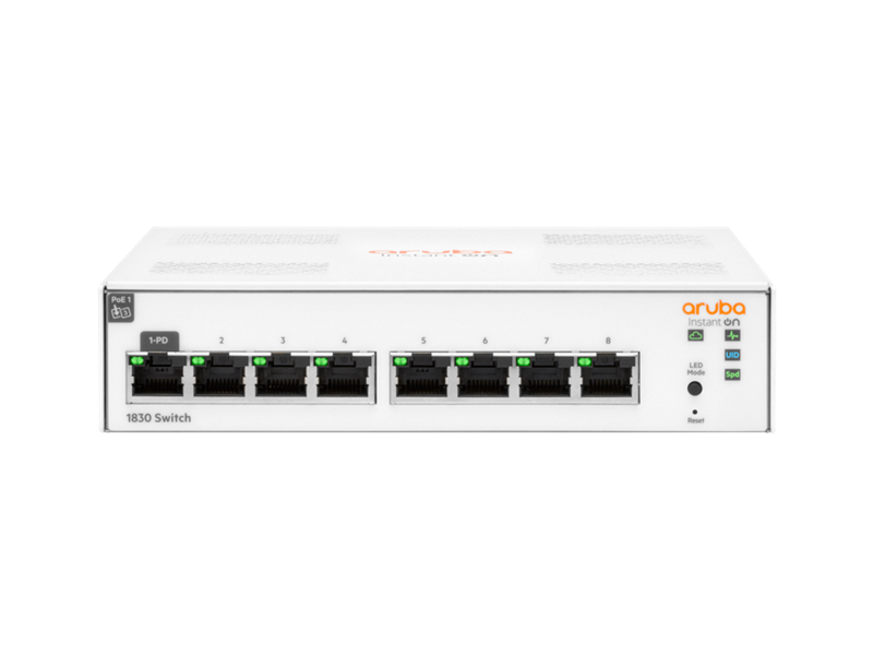 Switch Commutateur Aruba Instant On 1830 Smart 8G