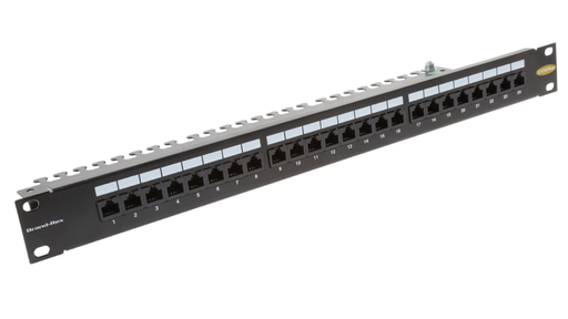 [ERAT.PAN.C6A.FTP.24P.V] Panneau de brassage 24 ports Modulaire Catégorie 6A FTP Vide