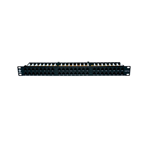[ERAT.PAN.C6.UTP.24P.V] Panneau de Brassage 24 Ports Modulaire Catégorie 6 UTP Vide