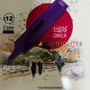[61112490787680] Boite 12 Surligneur XO-8768 Violet Express