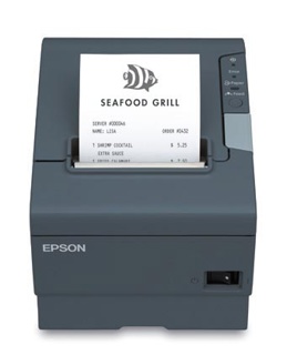 [C31CA85042] Imprimante PoS EPSON TM T88V Noire Série et USB + Alim PS 180 + Cable AC