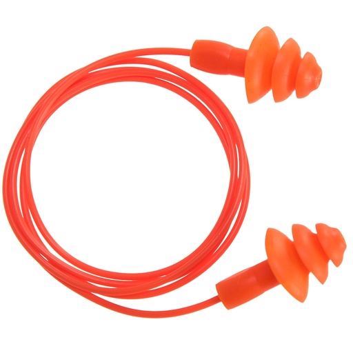 [EP04] Bouchons d'oreilles avec Cordon réutilisable Paquet de 50