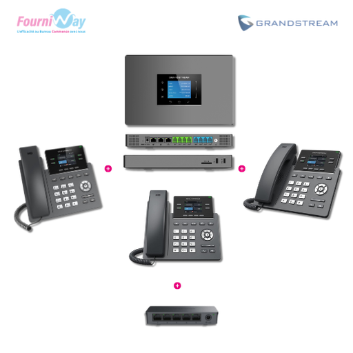 [PACK-VOIP-COULEUR] Pack Standard Téléphonie IP (VoiP) - Couleur